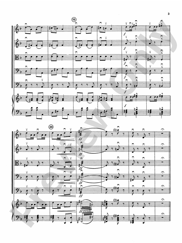Carmen Suite – String Orchestra Conductor Score & Parts (Digital Download)
