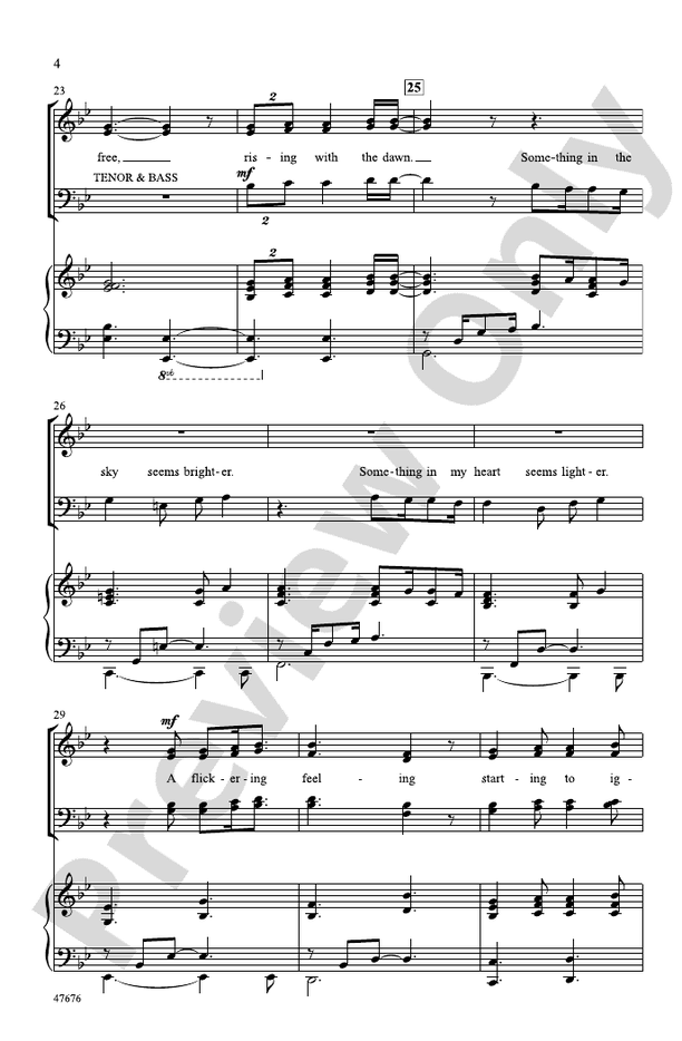Looking for the Light – SATB Choral Octavo (Digital Download)