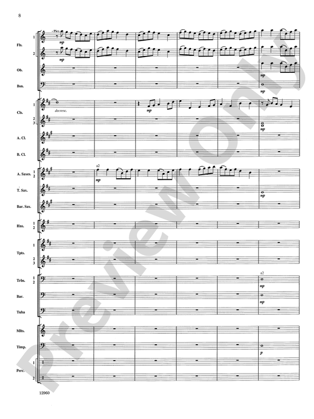 Sailing Songs - Concert Band Conductor Score & Parts (Digital Download)