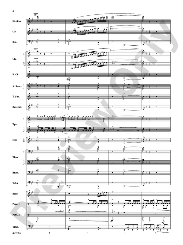 Riverside Overture - Concert Band Conductor Score & Parts (Digital Download)