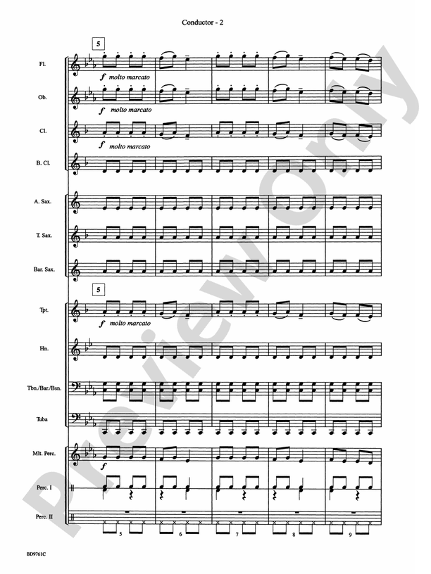 Bartok Suite (from For Children) - Concert Band Conductor Score & Parts (Digital Download)