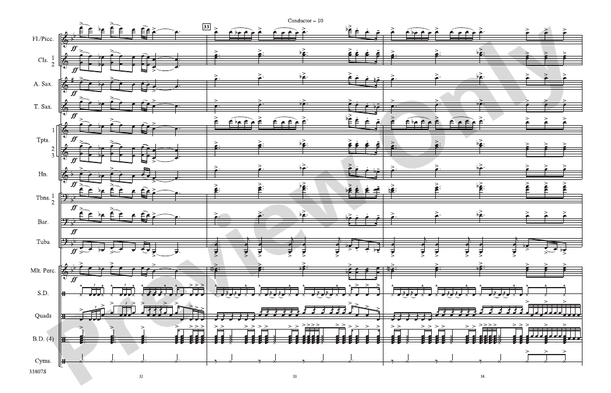 Whipping Post – Marching Band Conductor Score & Parts (Digital Download)