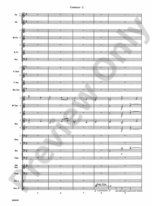 The Spirit of Orpheus (A Sinfonian Celebration) - Concert Band Conductor Score & Parts (Digital Download)
