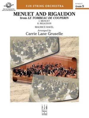 Menuet and Rigaudon (from Le tombeau de Couperin) - Maurice Ravel - Carrie Lane Gruselle FJH Music Company Score/Parts