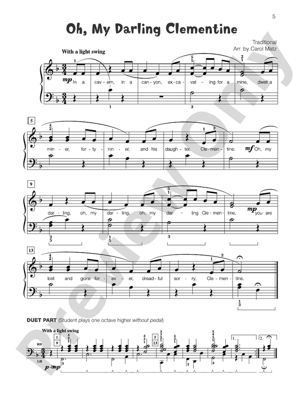 Famous & Fun Favorites, Book 3: 13 Appealing Piano Arrangements - Piano (Digital Download)