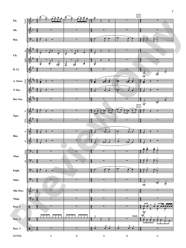 Intrada Festiva - Concert Band Conductor Score & Parts (Digital Download)