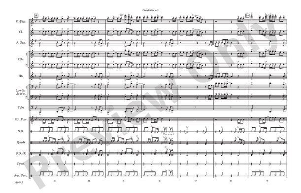 Party in the U.S.A. – Marching Band Conductor Score & Parts (Digital Download)