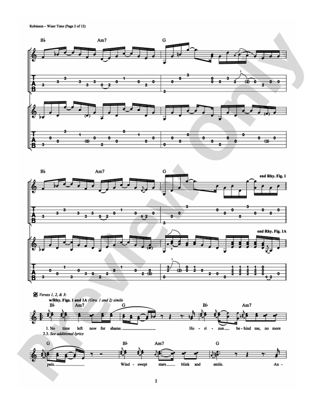 Wiser Time - Guitar TAB (Digital Download)