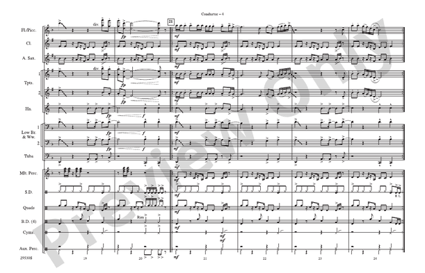 Get Down on It – Marching Band Conductor Score & Parts (Digital Download)