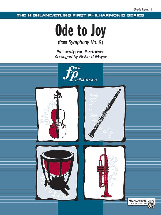 Ode to Joy from Symphony No. 9 – Full Orchestra Conductor Score & Parts (Digital Download)