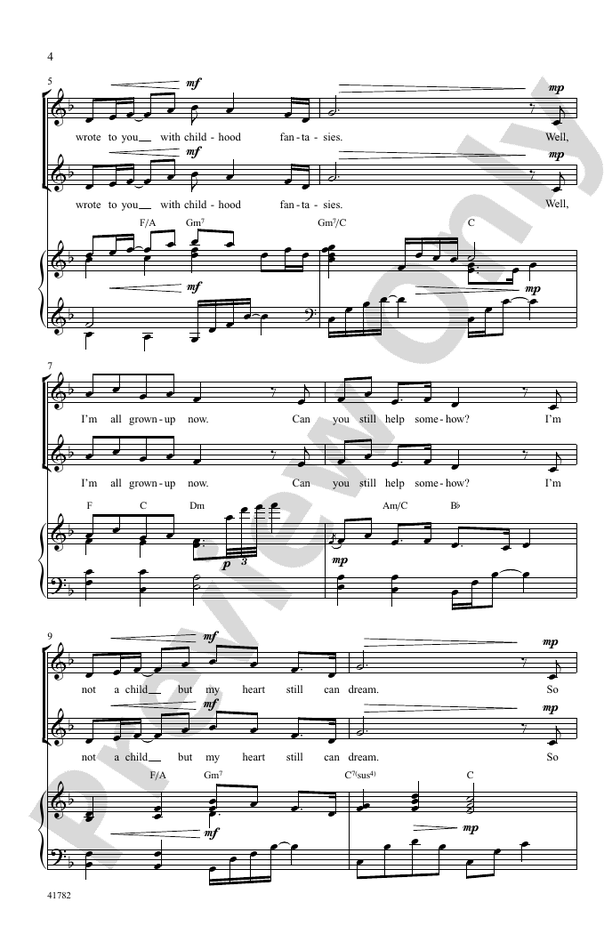Grown-Up Christmas List – SSA Choral Octavo (Digital Download)