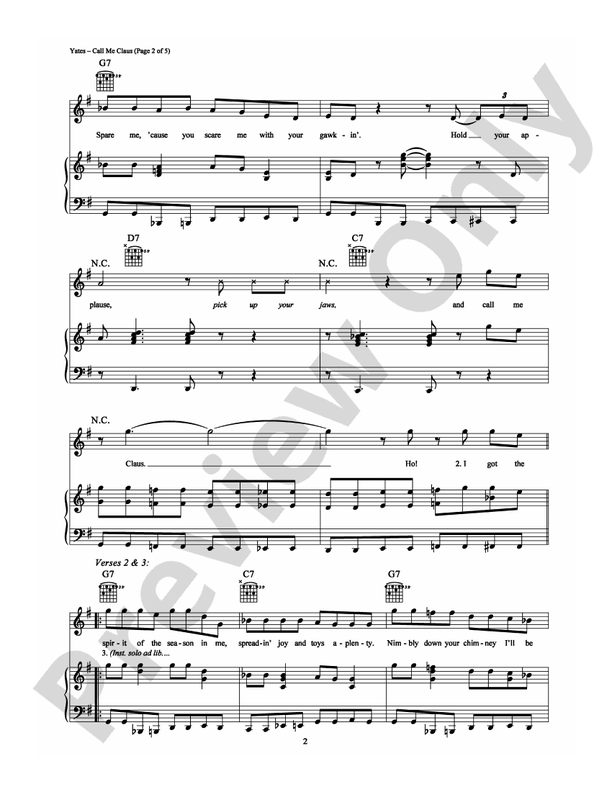 Call Me Claus -  Garth Brooks - PVG (Digital Download)