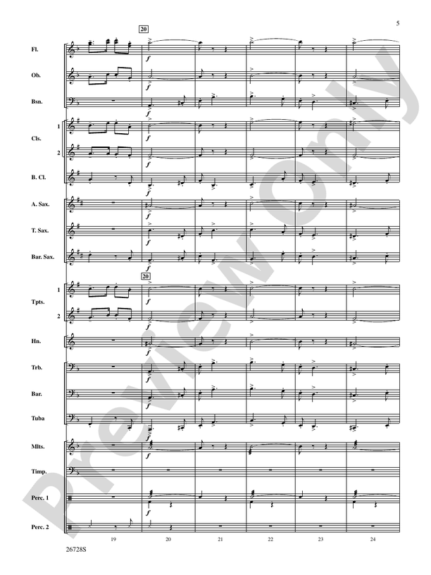 Suite from The New World - Concert Band Conductor Score & Parts (Digital Download)
