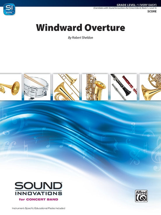 Windward Overture - Concert Band Conductor Score & Parts (Digital Download)