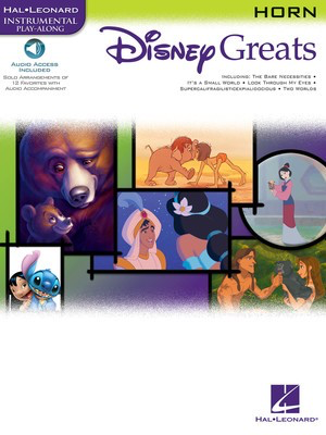 Disney Greats - for Horn Instrumental Play-Along Pack - Various - French Horn Hal Leonard