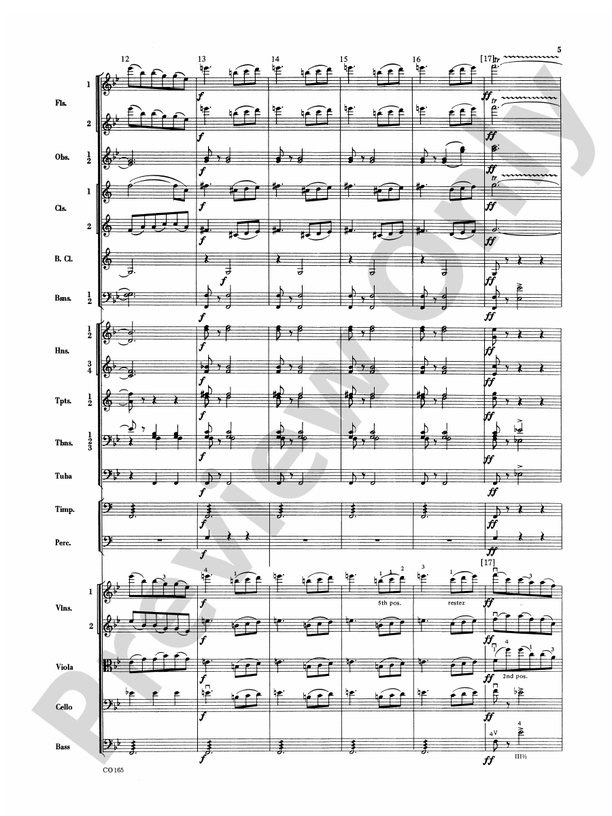 Sleeping Beauty (Waltz from the Ballet) – Full Orchestra Conductor Score & Parts (Digital Download)