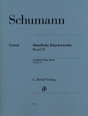 Complete Piano Works Bk 4 - Robert Schumann - Piano G. Henle Verlag Piano Solo