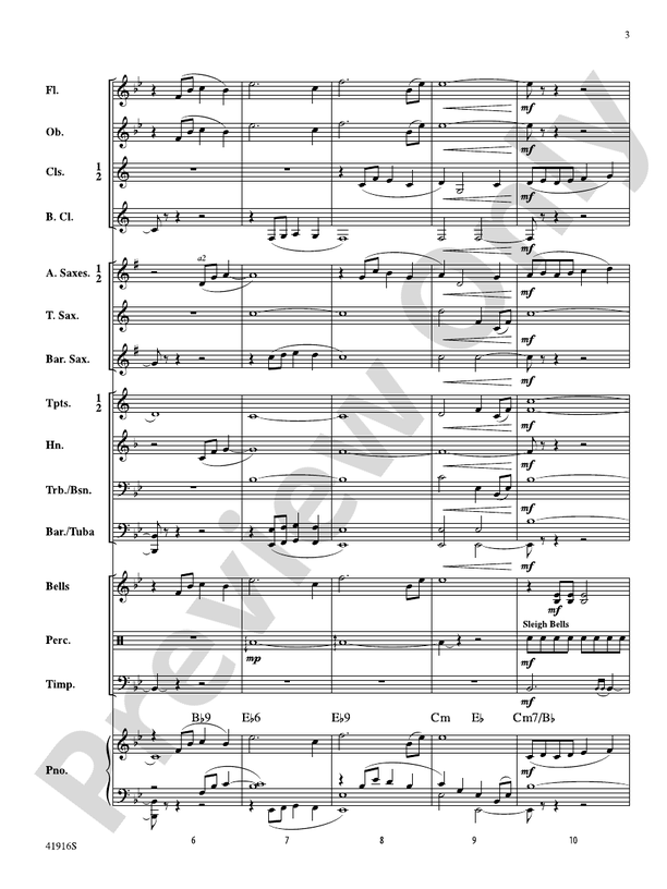 Winter Whispers - Concert Band Conductor Score & Parts (Digital Download)