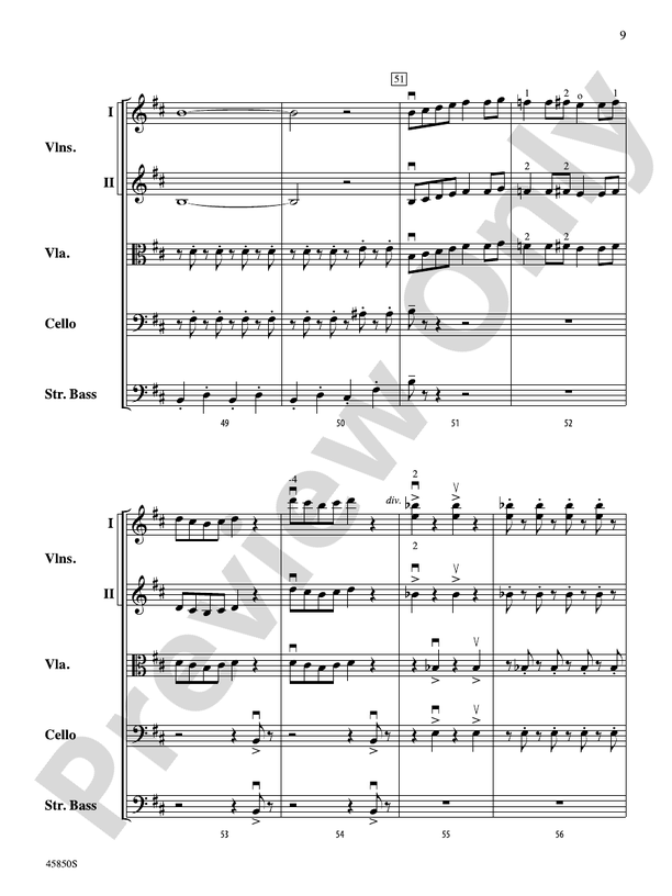 A Danny Elfman Spooktacular - String Orchestra Conductor Score & Parts (Digital Download)