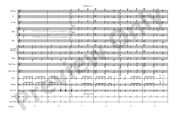 Harry Potter: The Music, Part 3 – Marching Band Conductor Score & Parts (Digital Download)