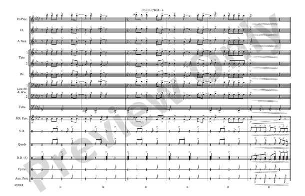 Spirit in the Sky (from Guardians of the Galaxy) – Marching Band Conductor Score & Parts (Digital Download)