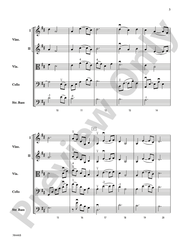 Open Arms – String Orchestra Conductor Score & Parts (Digital Download)