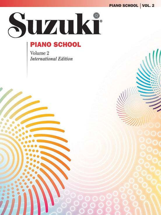 Suzuki Piano School Book/Volume 2 - Piano Book Only, No CD International Edition Summy Birchard 0474SX