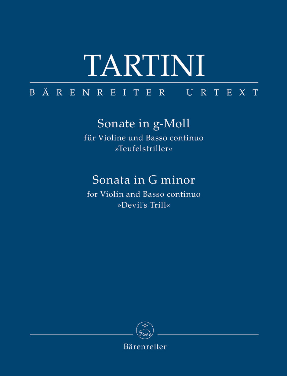 Sonata in G Minor Devils Trill Violin/BC