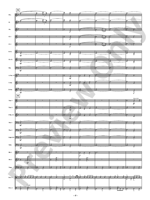 When Grace Shines Brightly - ("Amazing Grace") - Concert Band Conductor Score & Parts (Digital Download)