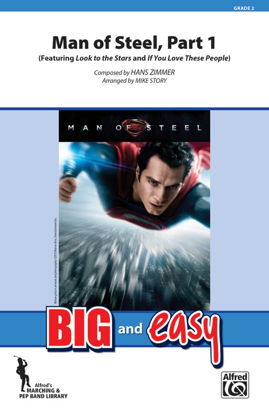Man of Steel, Part 1 – Marching Band Conductor Score & Parts (Digital Download)