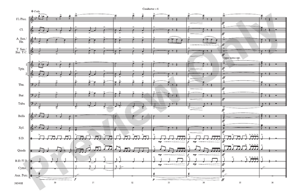 La Fiesta Del Tigre – Marching Band Conductor Score & Parts (Digital Download)