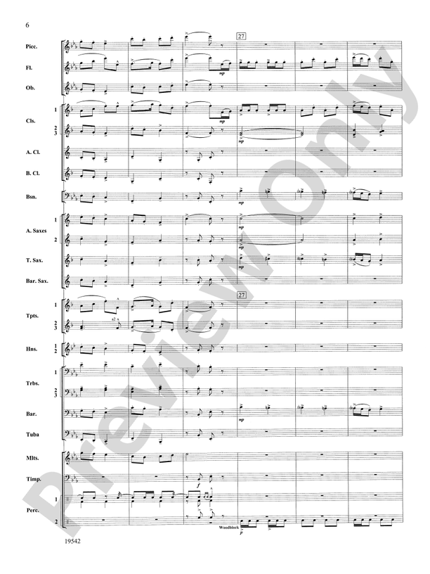 Chanteys - Concert Band Conductor Score & Parts (Digital Download)