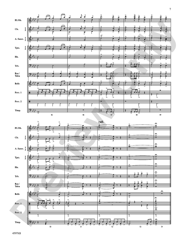 With Uncommon Valor - Concert Band Conductor Score & Parts (Digital Download)