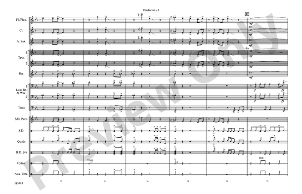 Great Balls of Fire (Arr. Nick Baratta) – Marching Band Conductor Score & Parts (Digital Download)