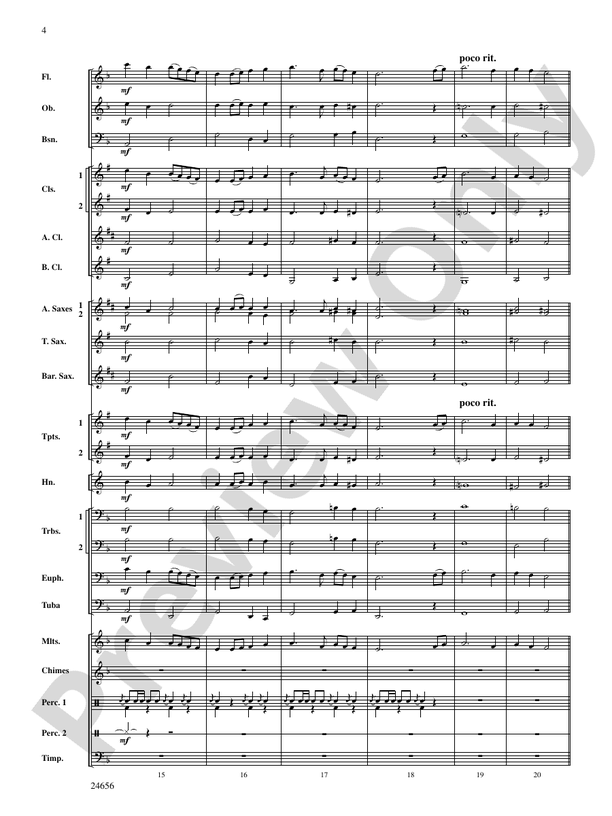 Sketches on a Kentucky Hymn Tune - Concert Band Conductor Score & Parts (Digital Download)