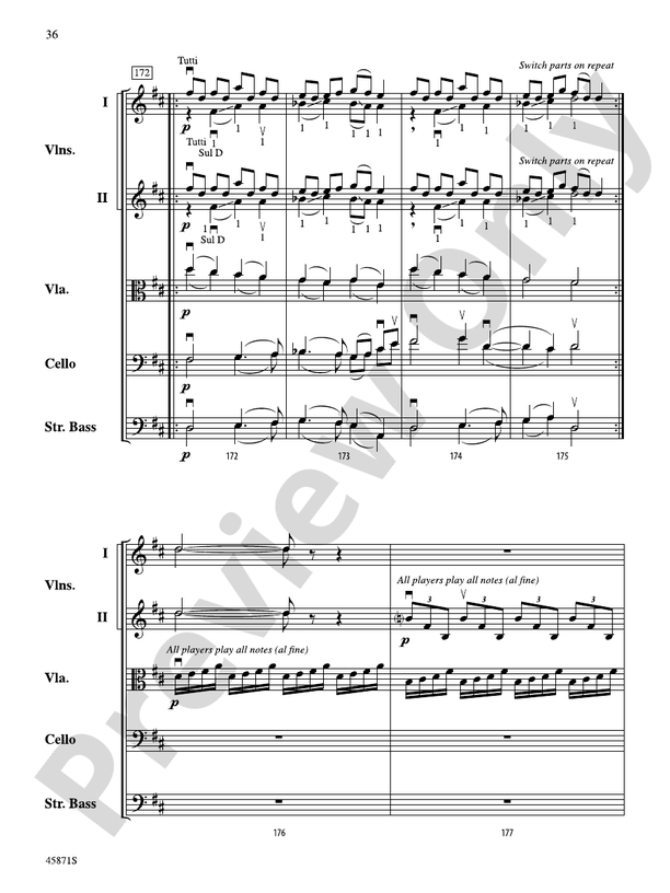 Hemispheres - String Orchestra Conductor Score & Parts (Digital Download)