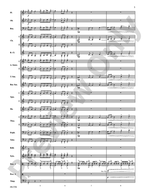 Escape Route - Concert Band Conductor Score & Parts (Digital Download)