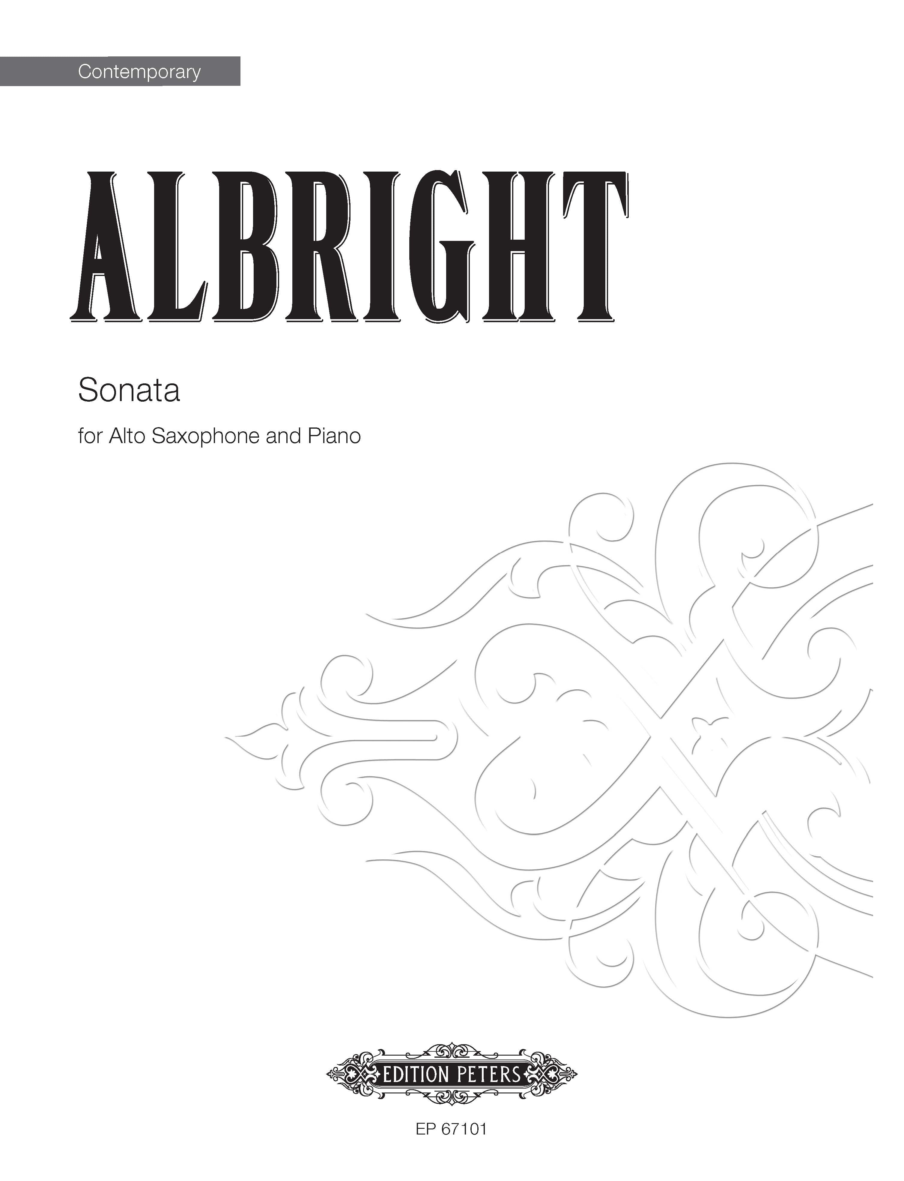 Sonata - Alto Saxophone/Piano Accompaniment (Digital Download)