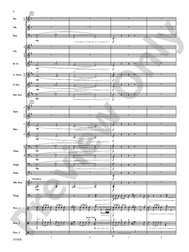Moon Phases 81 - Concert Band Conductor Score & Parts (Digital Download)