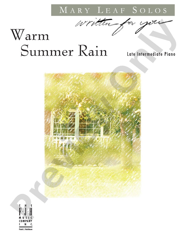 Warm Summer Rain - Piano (Digital Download)