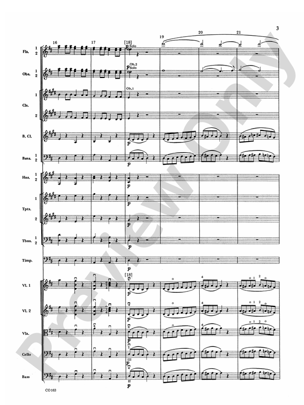 The Marriage of Figaro -- Overture – Full Orchestra Conductor Score & Parts (Digital Download)