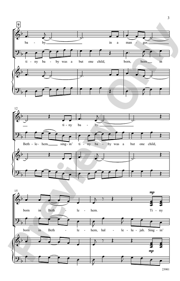Bethlehem Spiritual – SSAB, a cappella Choral Octavo (Digital Download)