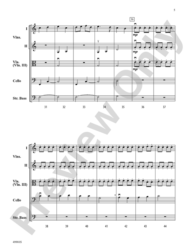 Prelude to Christmas - String Orchestra Conductor Score & Parts (Digital Download)