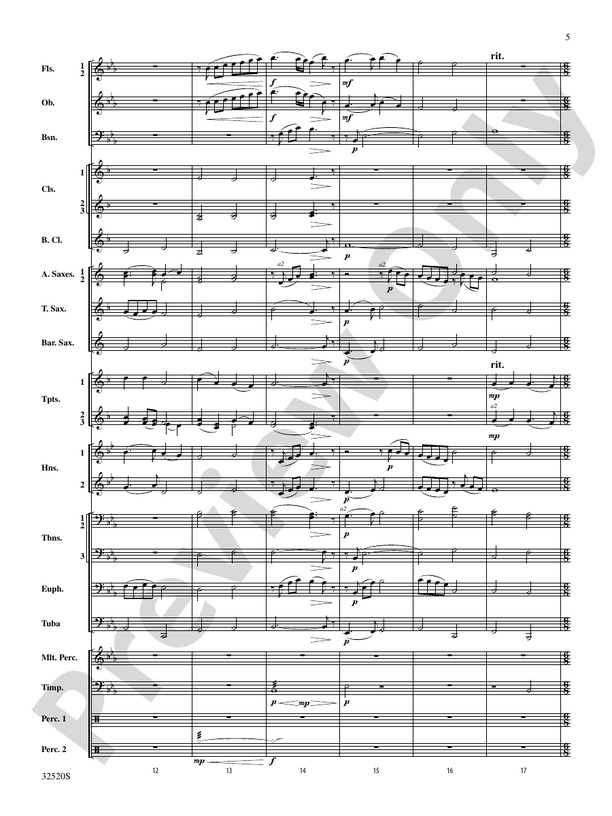 A Holst Christmas - Concert Band Conductor Score & Parts (Digital Download)