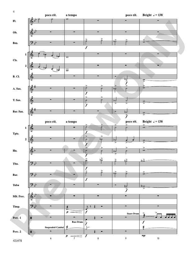 Blind Brook Celebration - Concert Band Conductor Score & Parts (Digital Download)
