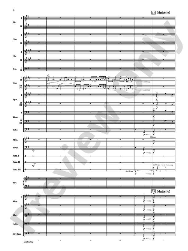 The Iliad – Full Orchestra Conductor Score & Parts (Digital Download)