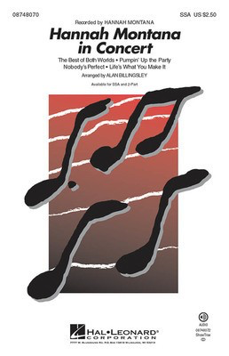 Hannah Montana in Concert - SSA Hal Leonard Choral Score Octavo