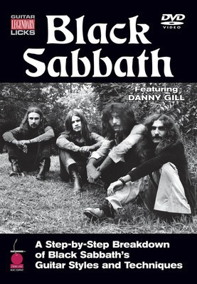 Black Sabbath Legendary Licks DVD - Guitar Cherry Lane Music DVD