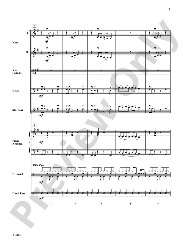 Any Way You Want It - String Orchestra Conductor Score & Parts (Digital Download)