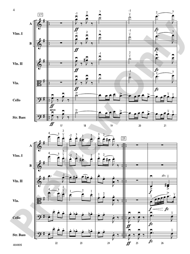 Symphony No. 8 in G Major – String Orchestra Conductor Score & Parts (Digital Download)